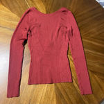 Banana Republic Bananas Republic Rust Fitted Top Low Scoop Back Silky Soft Sexy Size Small NWT Photo 1