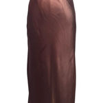 Revelry Skye Satin Desert‎ Rose Bridesmaid Dress Womens 4 Petite maxi Prom New Pink Size 4P Photo 0