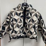 Free People Movement Geometric Patterned Jacket Blue Size M Photo 0