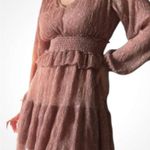 Showpo Long Sleeve Ruffle Ruched Waist V Photo 0