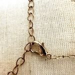 Gold tone dainty rhinestone butterfly necklace Photo 2