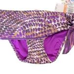 Becca  On the Prowl Animal Print Hipster Purple Bikini Bottoms Photo 0