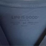 Life is Good - Blue Long Sleeve Peace T shirt Penguins Photo 2