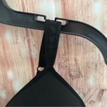 Avia Black Medium Support Molded Plunge Sports Bra Photo 4