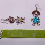 Handmade Dancing Music Festival Girl Earrings Photo 5
