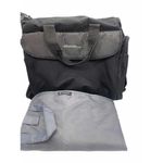 Eddie Bauer  black baby bag and Columbia baby mat Photo 0