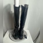 Style & Co  Black Wide Calf Tall Boots 9M MaliAAP Buckle Zip Knee Hig Photo 3