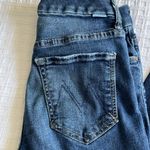 MOTHER Denim  High Waisted Looker Ankle Fray Cat Attack Jeans Photo 3