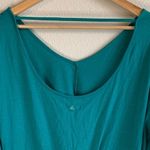 prAna Dragonfly Bianca V-Neck Knit Long Sleeve Top Teal Women’s Size Medium Photo 4