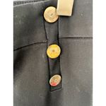 Ann Taylor LOFT Black High Waist Curvy Skinny Sailor Band Button Detail Pants 12 Photo 5