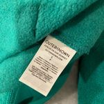 Outerknown NWT  Size S Teal Green Terry Knit Pullover Hoodie Top Kangaroo Pocket Photo 10