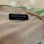 Naked Wardrobe  NWT lime green white swirl cutout mini dress women’s size XL Photo 5