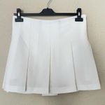 Aritzia  Babaton Hathaway Pleated Tennis Skirt in White Size 2 Photo 3
