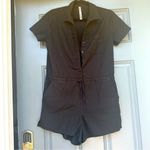 Victoria's Secret Victoria’s Secret women’s black romper​ with short sleeve size small Photo 1