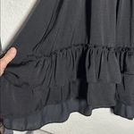 Free People Intimately Black Babydoll Ruffle Dress Mini Coquette Racerback Sexy Photo 2