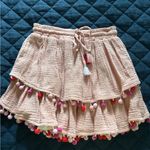Majorelle  Pink Skirt with Pom-Poms Photo 2