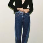 ZARA  Two Tone Straight Leg Jeans Photo 0