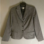 Jones New York Vintage Grey 3 Button Wool Blazer Size 10 Photo 0