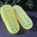 Karl Lagerfeld  Twila Sandals Zest Neon Yellow Women's Size 5 New With Box Photo 5