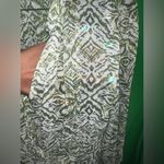 ZARA  Green Patterned Women's Dress size Large Photo 5