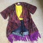 LuLaRoe Fringe Kimono Photo 0