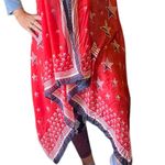 Collection Eighteen American flag 4th of July cardigan flowey scarf wrap 1 size Red Photo 1