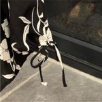 Gibson  Black and White Floral Blouse Photo 5