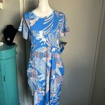 Columbia New Women’s Sportswear Wicking Fabric Tee Dress in Tropical Print Photo 12