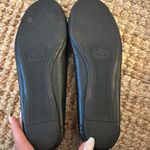 Coach Chelsea Black Leather with Patent Toe Ballet Flats Size 7 Photo 4