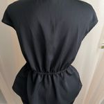 SheIn  Black Draped Women's Blouse Photo 1