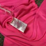 No Boundaries  Hot Pink Deep V One Piece Swim Suit Size Small Photo 4