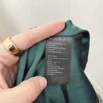 Bardot [] Emerald Green Velvet Off The Shoulder Bella Sheath Midi Dress Small 6 Photo 10