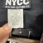 NYCC Plaid Blazer 14/16 Brown Green Oversized Academia Preppy Retro Vintage Photo 2