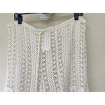 l*space NWT L* X Anthropologie Sundown Cargo Pant Wide Leg Ibiza Crotchet Cover Up Photo 5