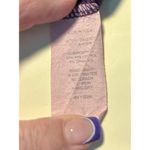 C. Graffitti VTG Mini Dress USA Liquid Knit Chain Straps Purple Cold Shoulder Photo 7