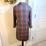 Cloth & Stone Anthro Soft Flannel Tunic Shirt Dress Plaid w/Pockets ~ XS💛 Photo 5