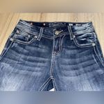 Miss Me  mid rise crop capri cropped Women's Blue Jeans denim Photo 4