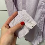 Moschino Pale Purple Button Down Top Photo 6