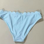 Baby Blue Scalloped Bikini Top and Bottoms Swimwear Bathing Suit Set Size M 🩵 Size M Photo 3