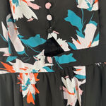 Candie's Black Floral Spaghetti Strap Long Maxi Dress Women Sz XS Photo 3