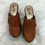 Seychelles  Size 7 Hush Hush Brown Platform Leather Studded Heeled Mules Photo 10