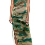 Socialite  Ruched Sleeveless Mesh Dress Photo 0