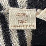 Free People  Striped Sweater Top Wool Blend Scoop Neck Babydoll Size Small Photo 5
