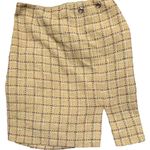 Requirements tweed basket weaved lime green skirt Photo 4