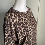 Banana Republic Women’s Cheetah Print Lightweight Pullover Fashion Sweatshirt Photo 3