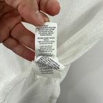 Lucky Brand Top M White Crochet Lace Boho Cottagecore Festival Fairy Peasant Photo 3