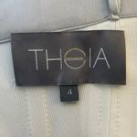 NWT Theia Couture Gold & Gray Silk Formal Strapless Dress Beaded Size 4 $995 Photo 10