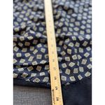 Vintage Anne Klein II Womens Top L Short Sleeve Wool/Silk Blue Beige Sweater Size L Photo 4