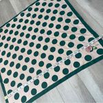 Polka Dot Scarf rose womens Green Pink minimalist classic printed chic Photo 2