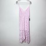 NWT Lulus One Wish Light Blush Pink Lace Sleeveless Midi Dress MEDIUM Photo 4